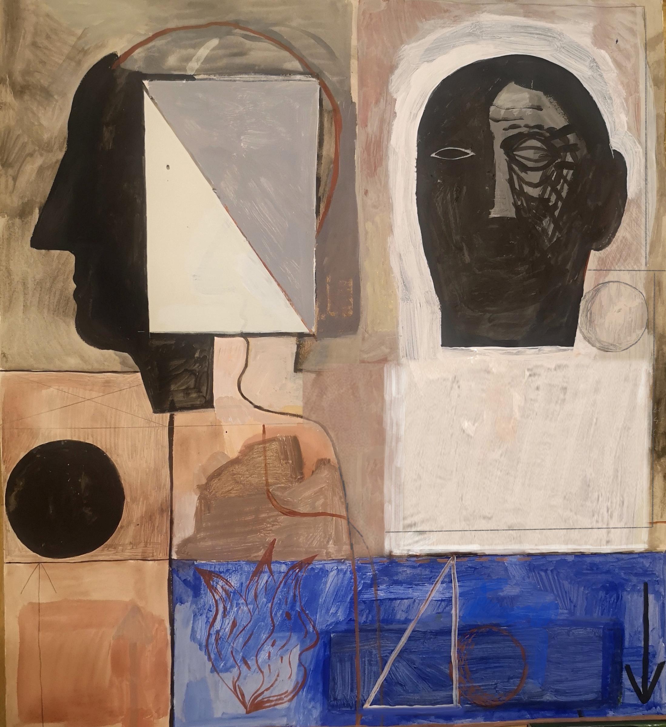 VanitasIV / 80 × 70 cm / ołówek na papierze / 2023